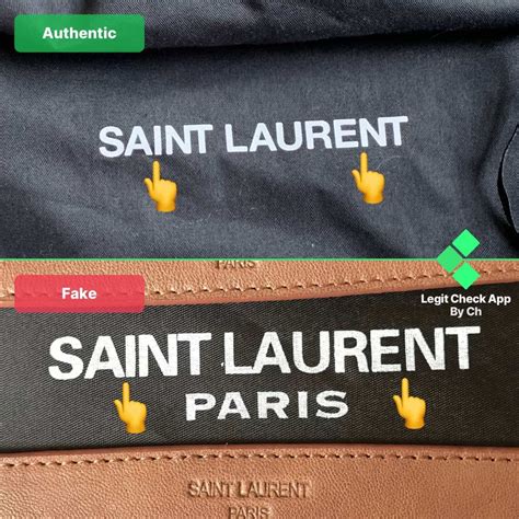 ysl bag fake|authentic ysl dust bag.